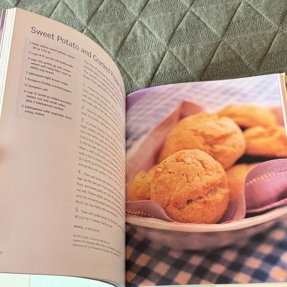 Williams Sonoma The South Cookbook with Peach and Green Cover